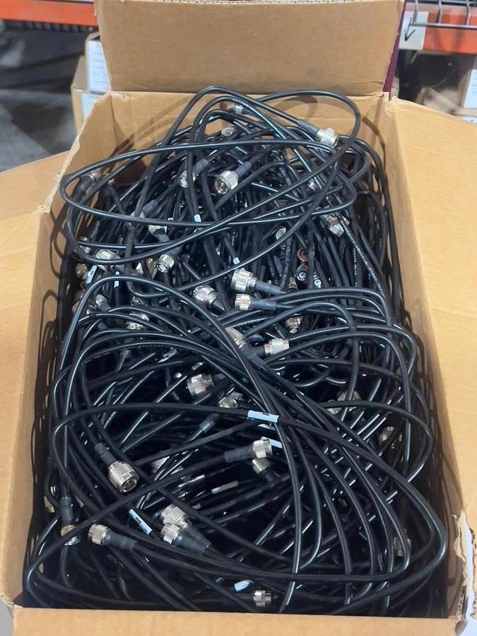 Used 135 Pieces LMR-240 N Male to TNC Male 5-Foot Coaxial Cable Assembly - Ham Radio