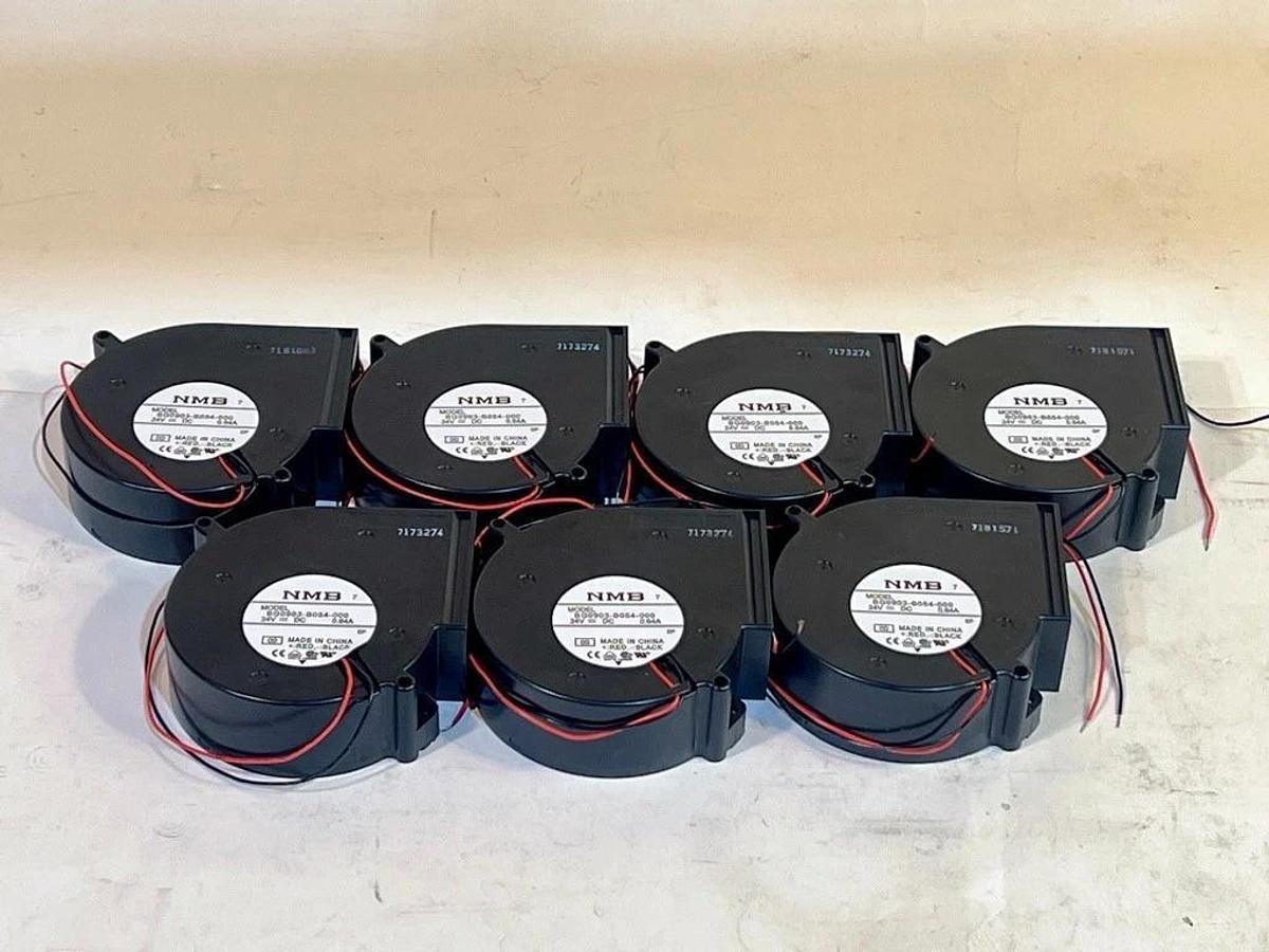 Used Lot of 7 Pieces: NMB Model BG0903-B054-000 Fan Blower  97mm X 33mm 24VDC
