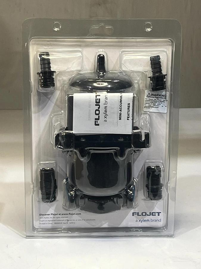 Used Flojet Model 305730004A Mini Accumulator Tank, Black - Xylem - New