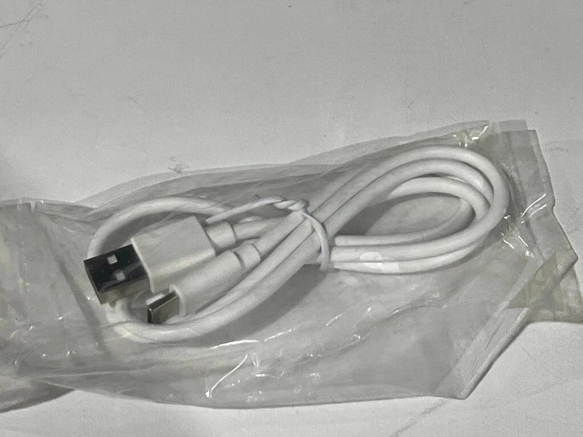 Used Box of 118 Pieces: USB A to USB C Cables, White, 3 Feet, New