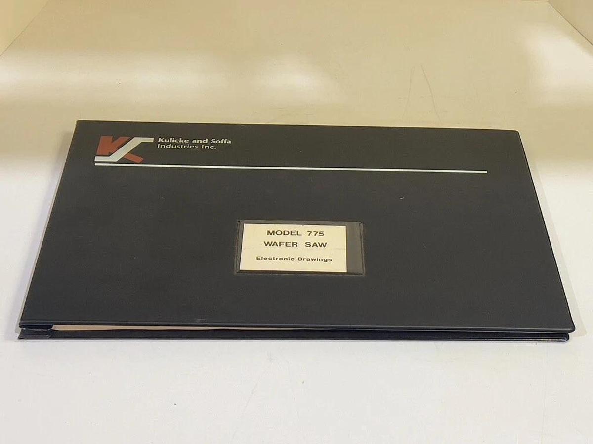 Used Lot of 2 Units: Kulicke & Soffa K&S Model 775 Silicon Wafer Dicing Saw w/ Manual