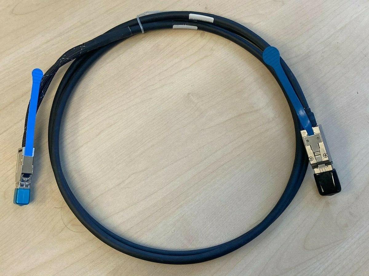 Used TE Connectivity / HP 694007-001 2 Meter Cable Mini SAS HD to Mini SAS - MINI-SAS