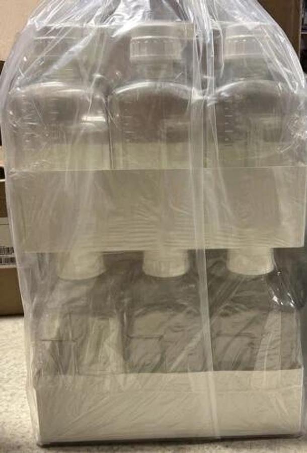 Used Case of 12 Thermo Scientific Cat No 2019-2000 Nalgene Square PETG Media Bottles