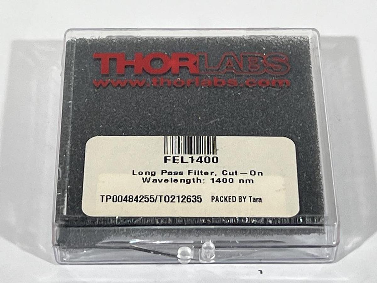 Thorlabs FEL1400 1" (25mm) Long Pass Filter, Cut-On Wavelength 1400 nm