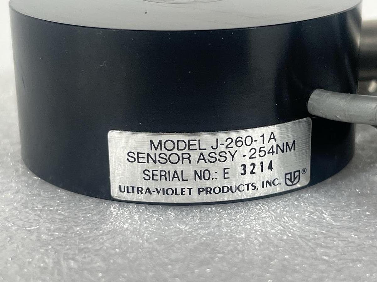 Used Ultraviolet Products, Inc. (UVP) Model J-260-1A 254nm Sensor Assembly