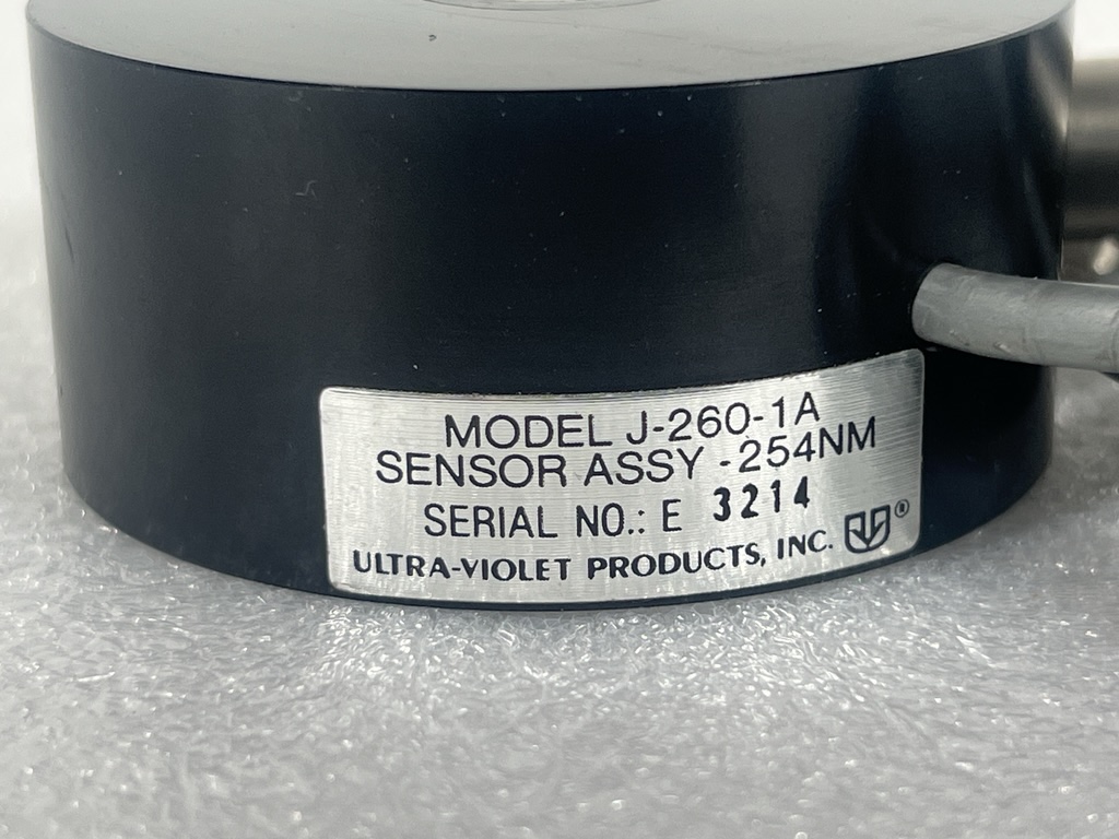 Used Ultraviolet Products, Inc. (UVP) Model J-260-1A 254nm Sensor Assembly
