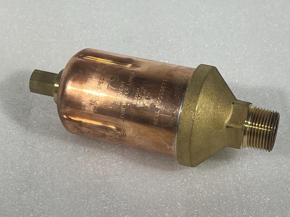 Bell & Gossett Hoffman Specialty No 79 Air Vent for Water Lines