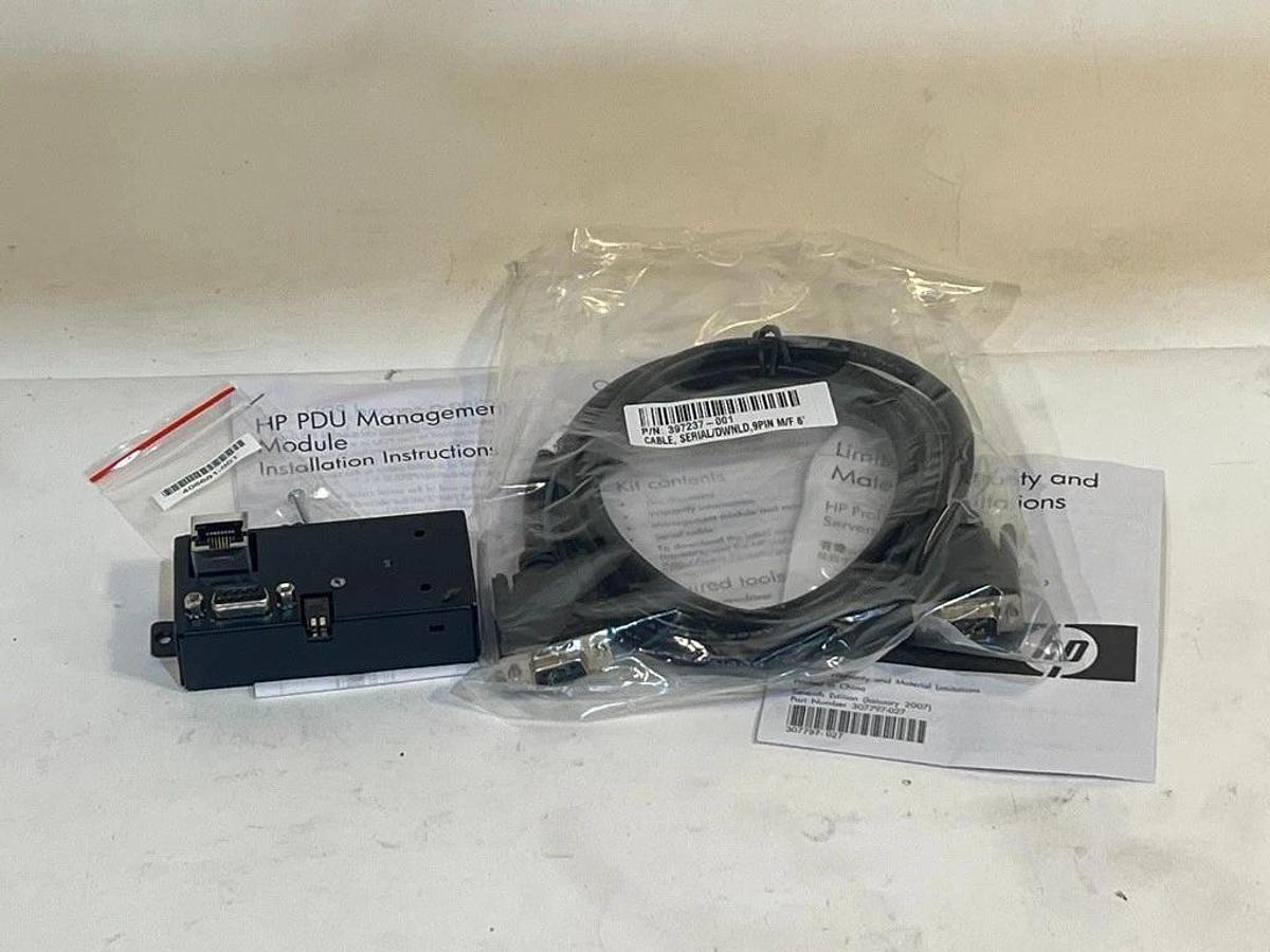 Lot of 6 Units: HP PDU Management Module AF400A, P/N: 403930-001