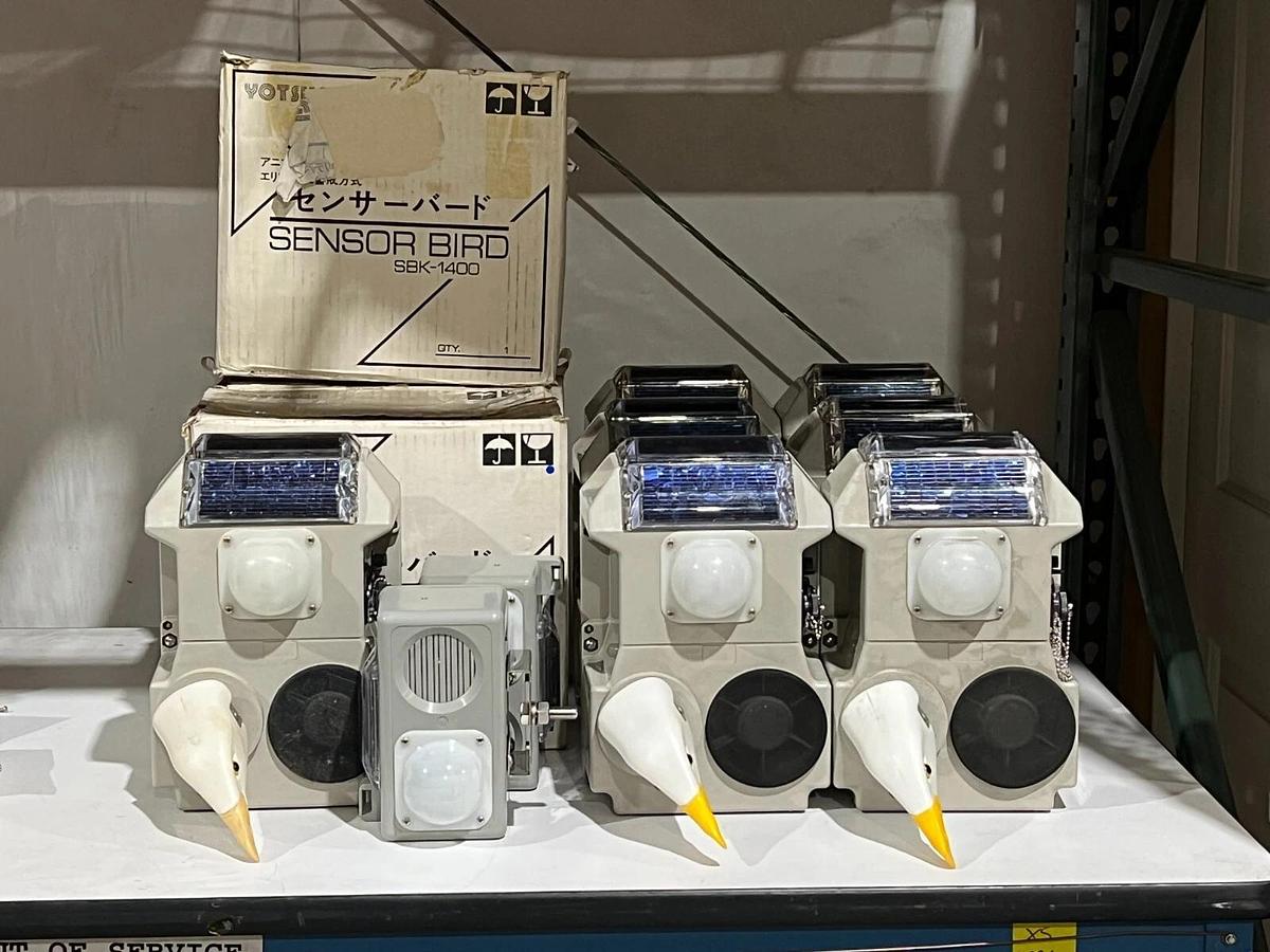 LOT OF 12 Yotsugi Sensor Bird Scare Sonic Deterrent Systems - SBK-200 SBK-1400