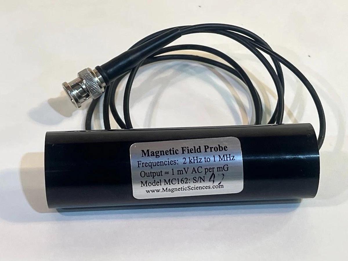 Used Magnetic Sciences Model MC162 2 kHz - 1 MHz Magnetic Field Probe Older 2006 Unit