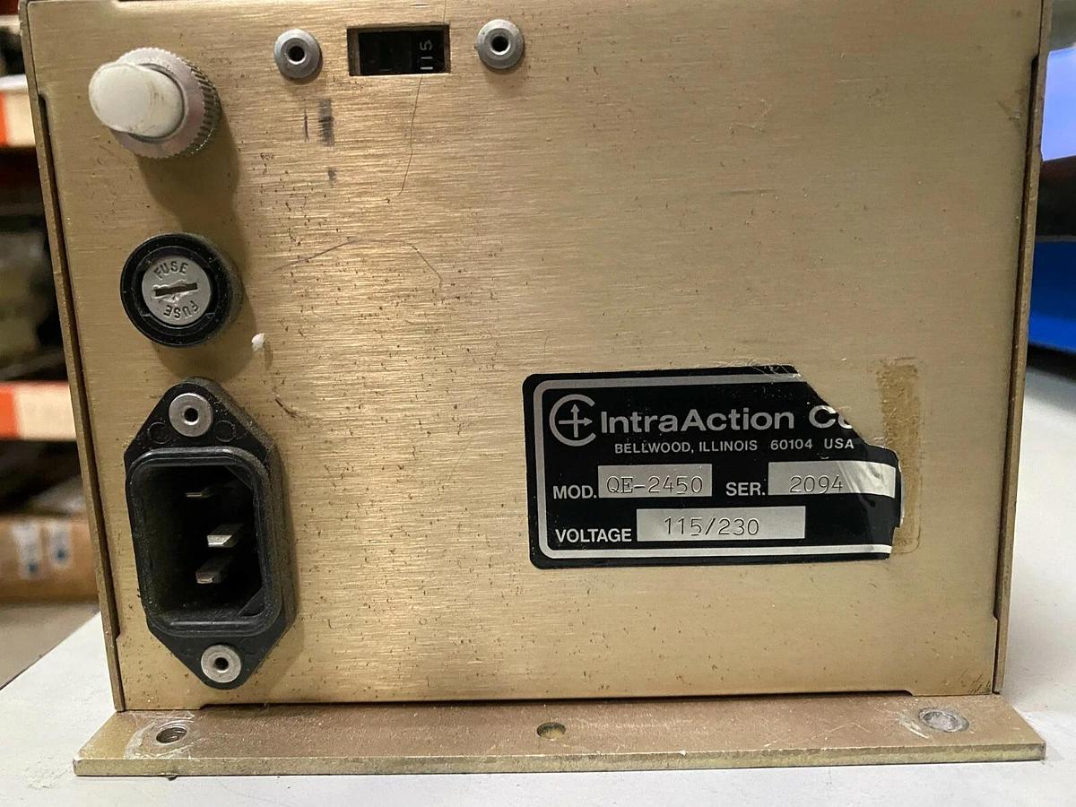 Used IntraAction QE Series Model QE Q-Switch Driver - Mod. QE-2450 Oscillator - AS-IS