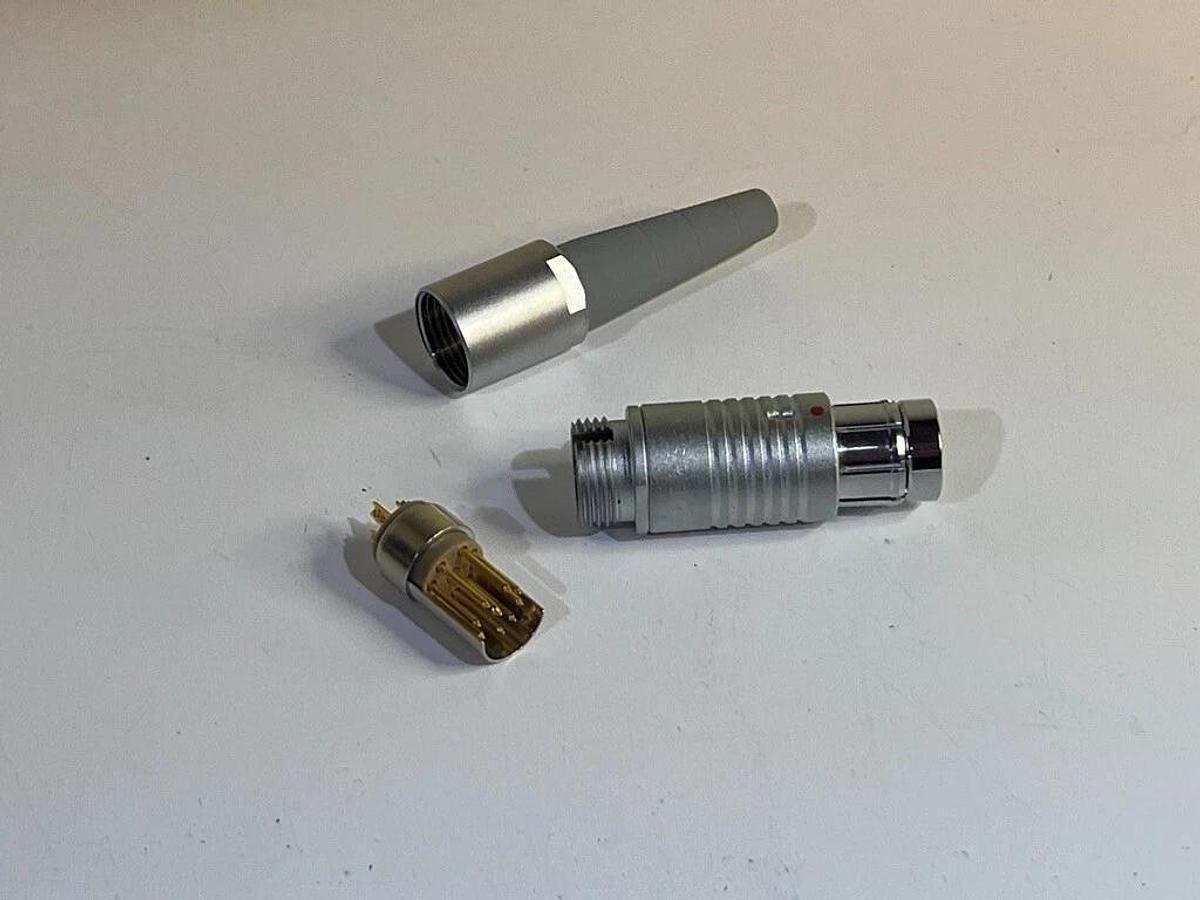 Used Lot of 50 Fischer 104 Series 9-Pin Male Connectors S 104 A055-130+ P/N 102921