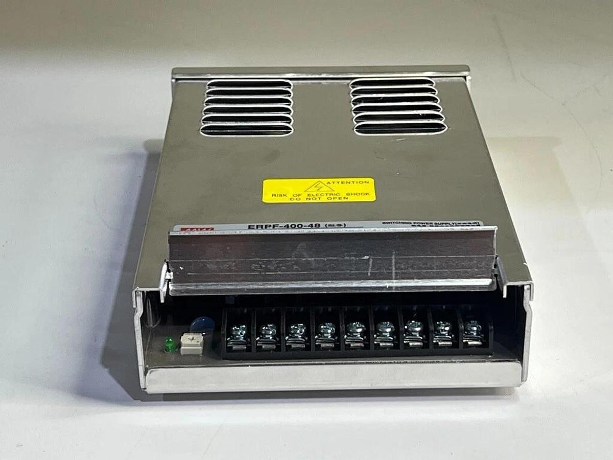 Used Mean Well ERPF-400-48 Switching Power Supply 48VDC