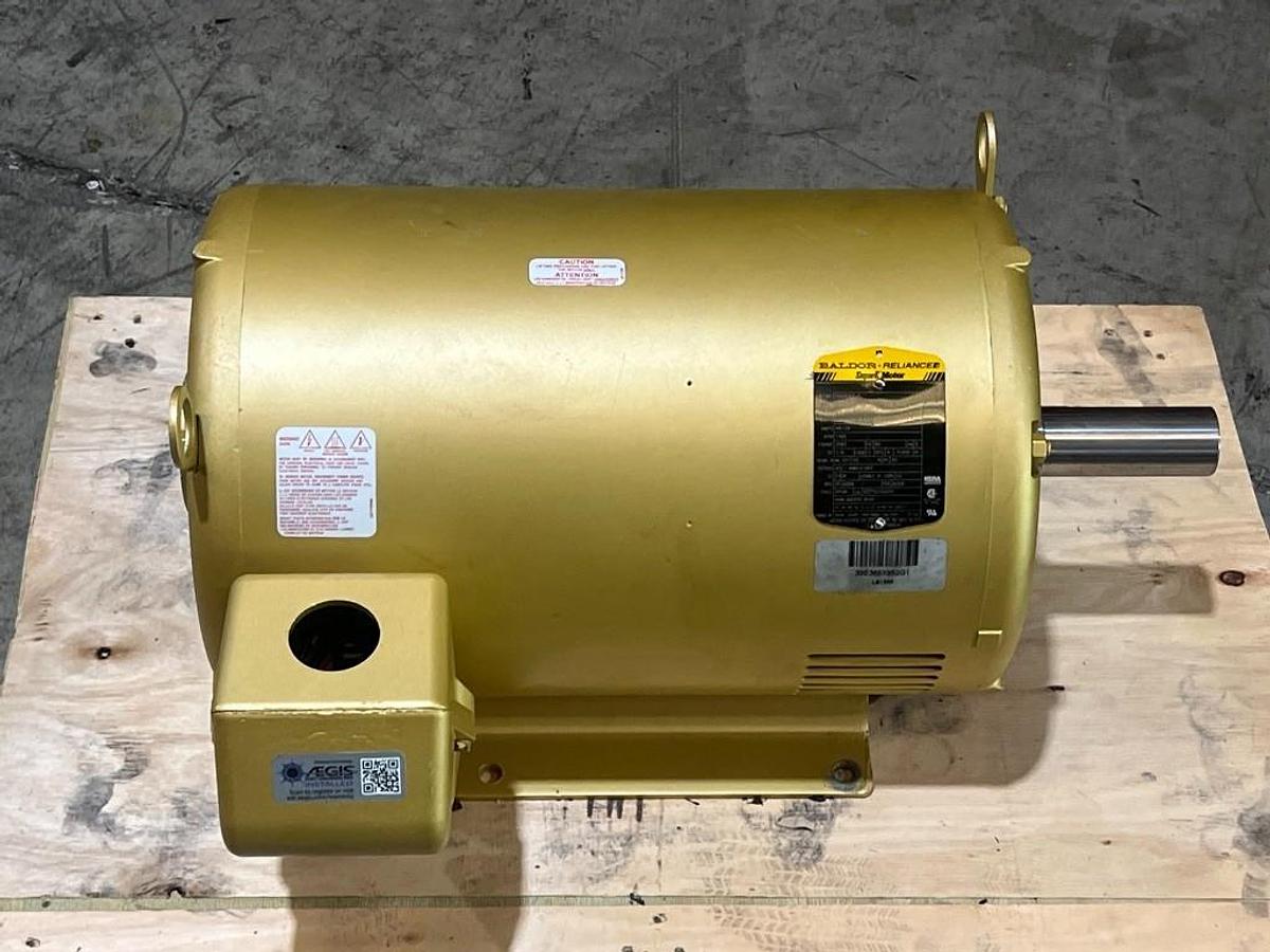 Used Baldor-Reliance Super E Motor EM2515T-G Spec 39E366X952G1, HP 20, 1765 RPM