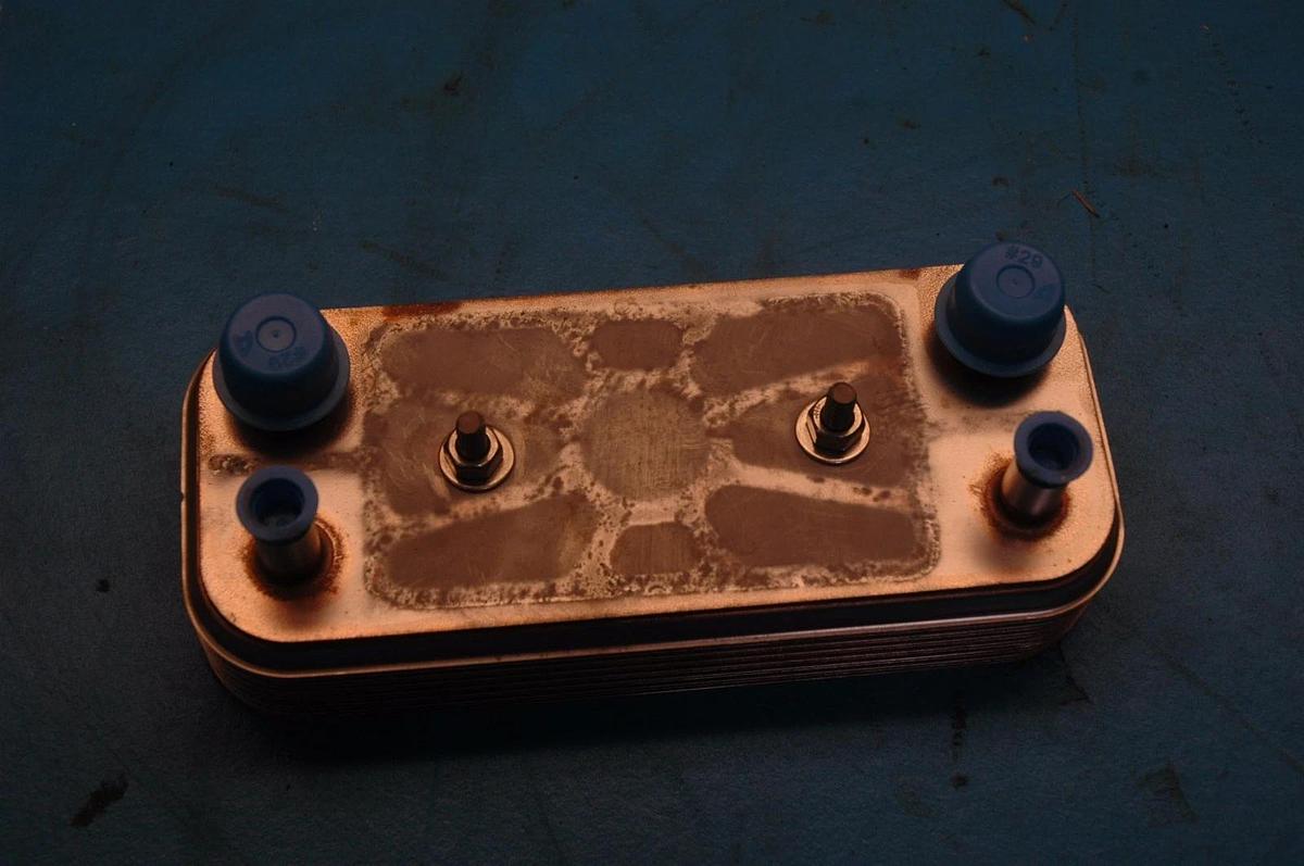 Used FlatPlate Flat Plate GEA heat exchanger brazed copper chiller CH3X8-12 MED/ENG