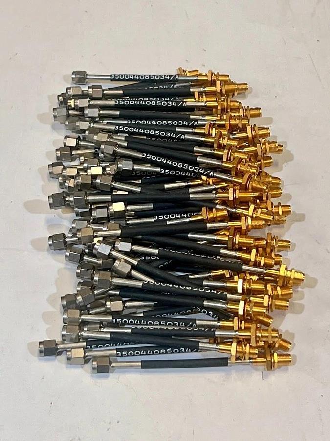 79 Pieces 2.92mm Male to SMA Female 3" 0.141 Semi-Rigid Coax 350044085034