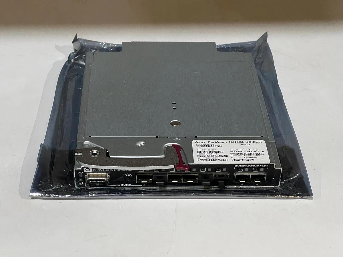 Used Hewlett Packard HP 455882-001 HP VC Flex-10 Enet Module Virtual Connect Ethernet