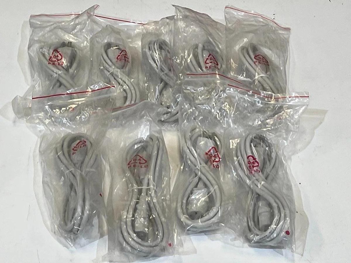 Lot of 88 Pieces:  Computer AC Power / Line Cords - NEMA 5-15P to C13 IEC 60320