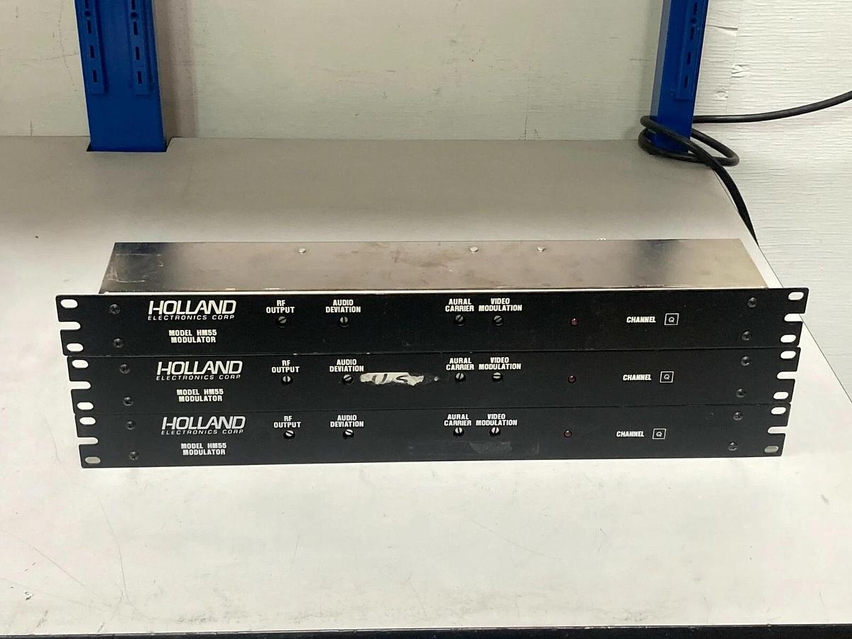 Used Lot of 10 - Holland Electronics Model HM-55 Commercial Modulator