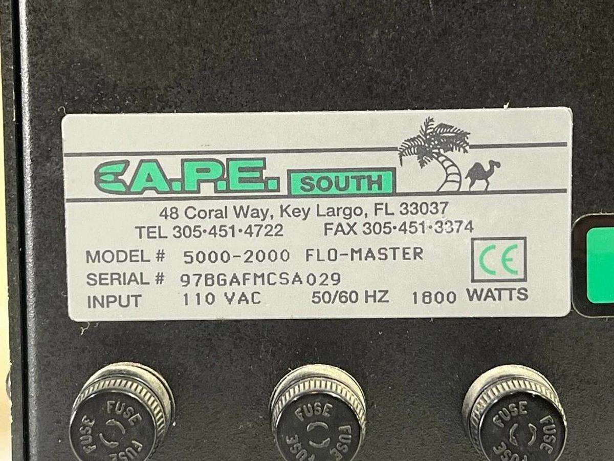 Used A.P.E. Flo-Master SMD 5000 BGA/SMT Solder Rework Repair Station, Model 5000-2000