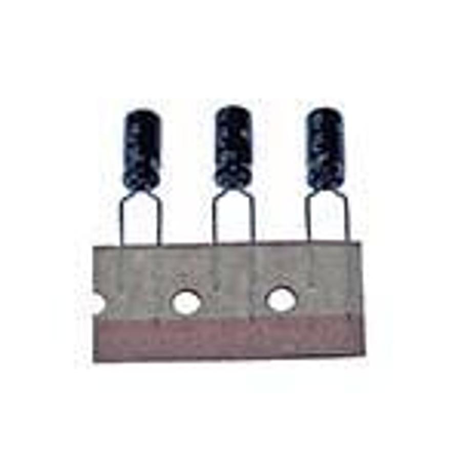 Used 10ufd capacitor, 50V Aluminum Package, Radial, Ammo pack, 105 Deg. ES6278