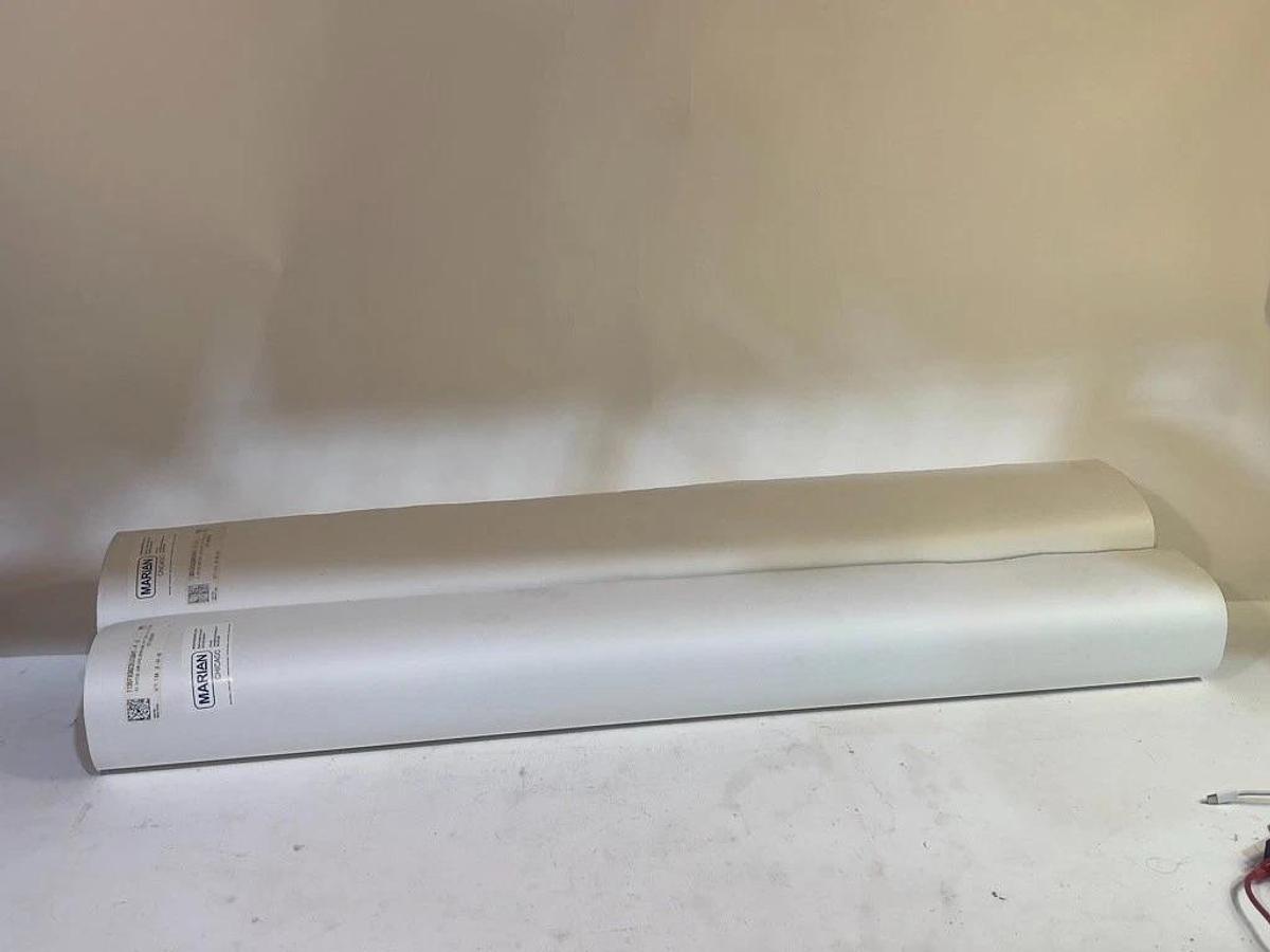 2 Pieces Marian Silicone Sponge Extra Firm 1/16" x 36" x 36" Sheet Adhesive Back