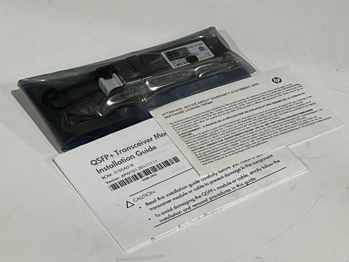 Hewlett-Packard Enterprise HP X140 40G QSFP+ MPO SR Transceiver JG325A