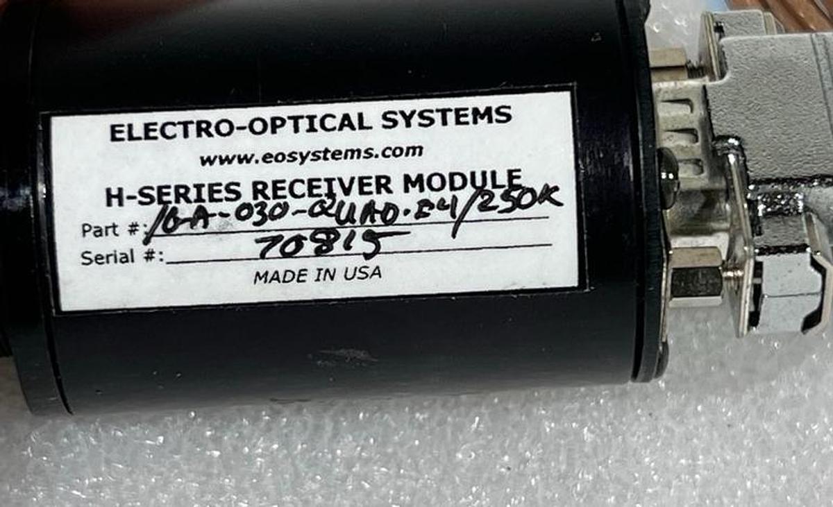 Used Electro-Optical Systems H-Series Receiver Module 10-A-030-QUAD/E4/250K