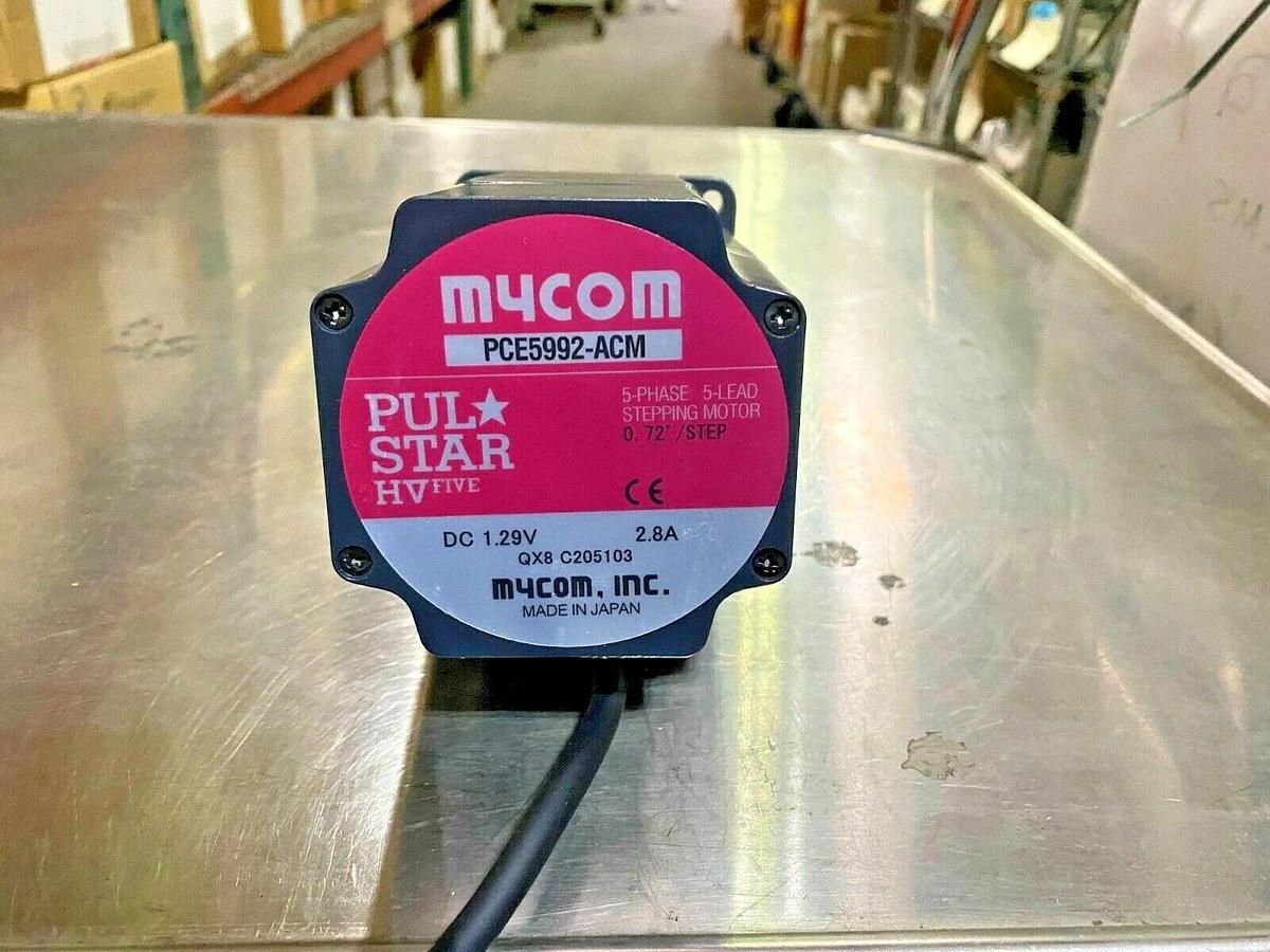 Mycom PCE5992-ACM 1.29V 2.8A PUL Star HV Five 5-Phase 5-Lead Stepping Motor