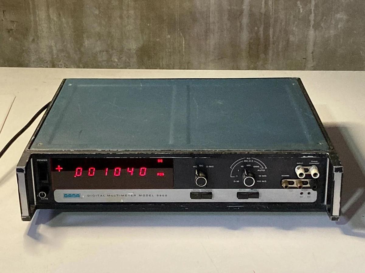 Used Dana Digital Multimeter Model 5900 Racal-Dana SOLD AS-IS FOR PARTS OR REPAIR