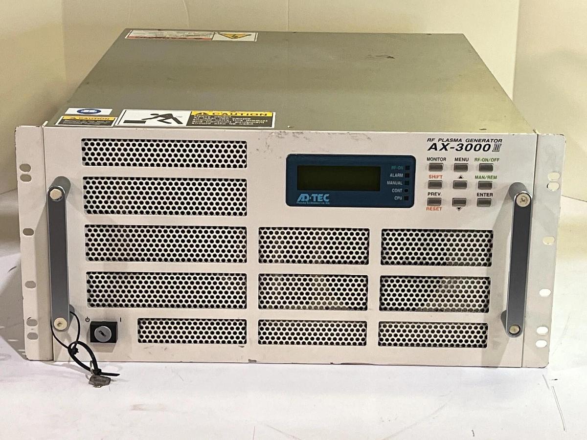 Used Adtec Model AX-3000 III RF Plasma Generator, 3000 W (13.56 MHz) - AX-3000III-PI1