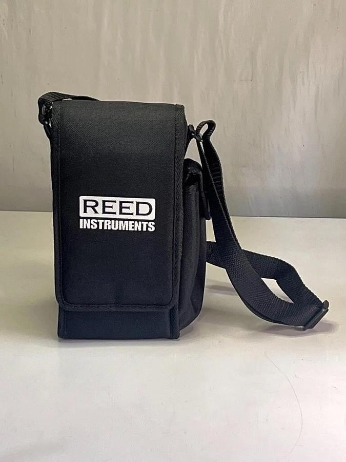 Used Reed Instruments R8100SD Data Logging Light Lux Meter with Case and AC Adapter