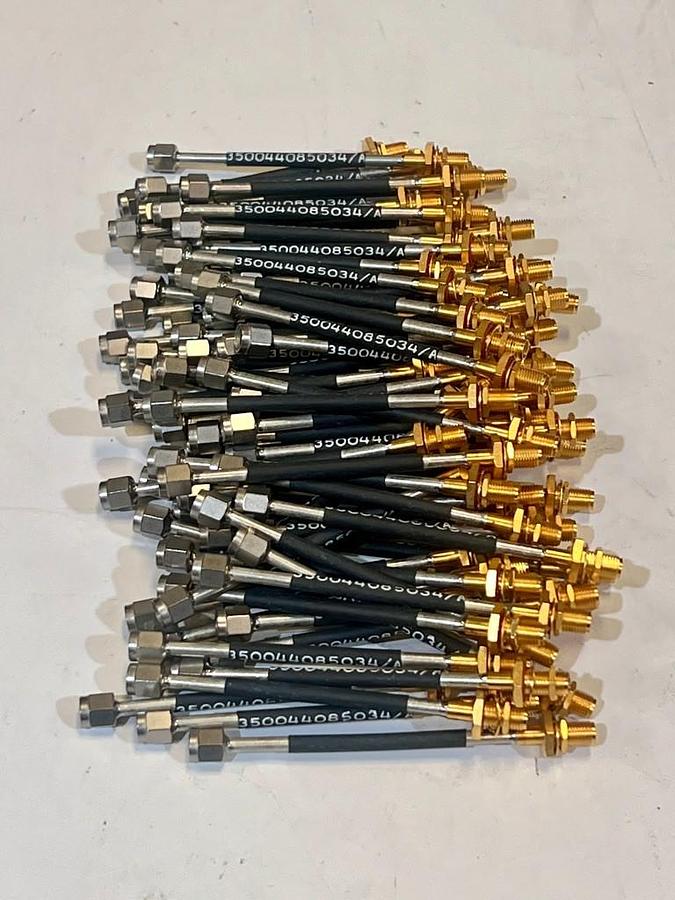 79 Pieces 2.92mm Male to SMA Female 3" 0.141 Semi-Rigid Coax 350044085034