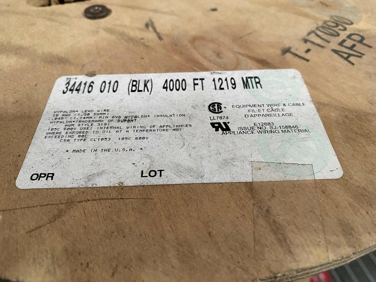 Belden 34416 010 Hypalon Test Lead 16 AWG 344160104000 4000 Foot Roll