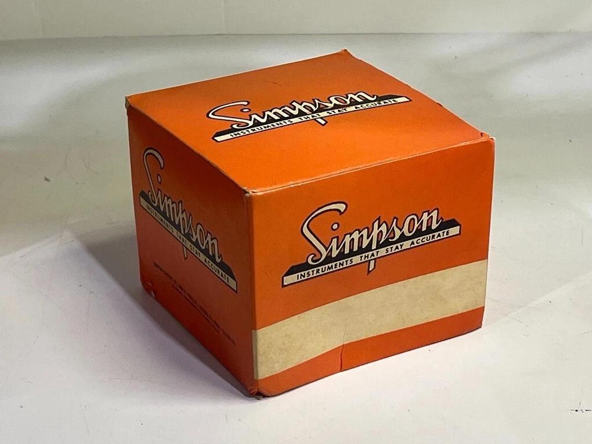 Simpson Electric Mo. 1349, # 10130 4.5" Wide Vue Rectified AC Voltmeter 0-150VAC