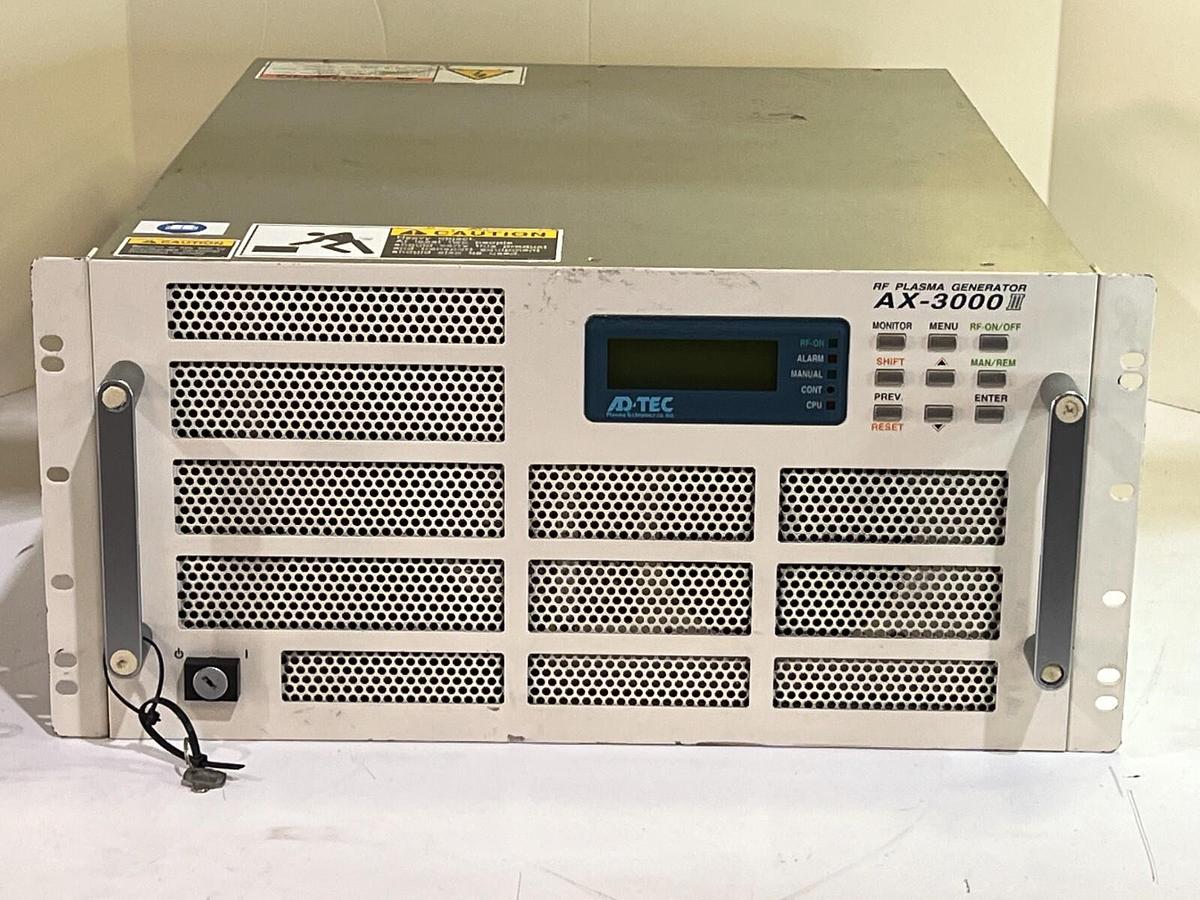 Used Adtec Model AX-3000 III RF Plasma Generator, 3000 W (13.56 MHz) - AX-3000III-PI1