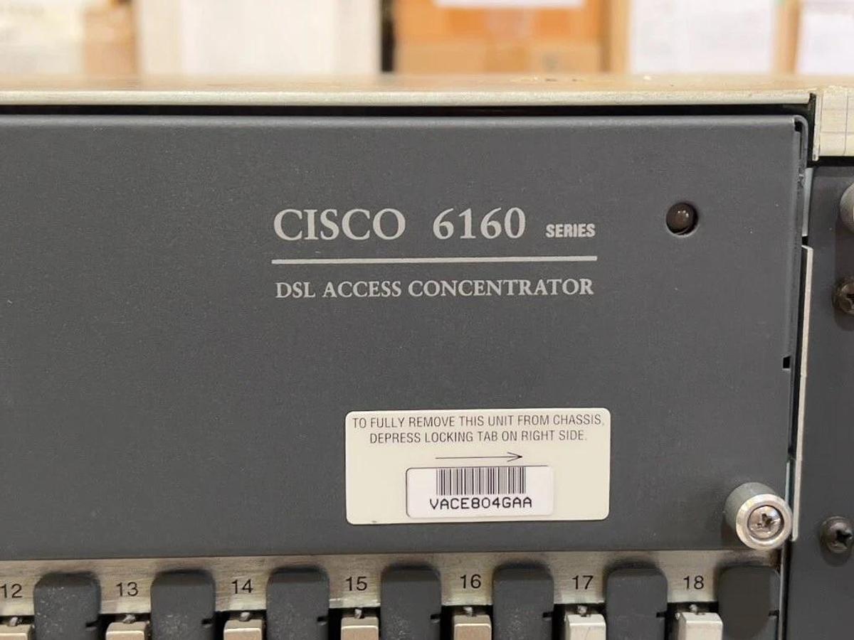 Used Cisco 6160 Series DSL Access Concentrator DSLAM DSL IP Switch