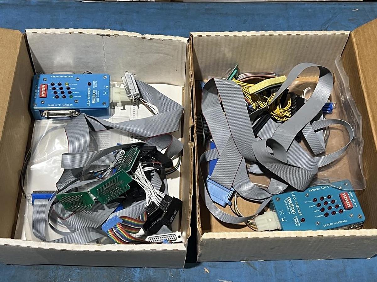 Used Large Lot of Exatron Model 3000 IC Handlers and Accessories