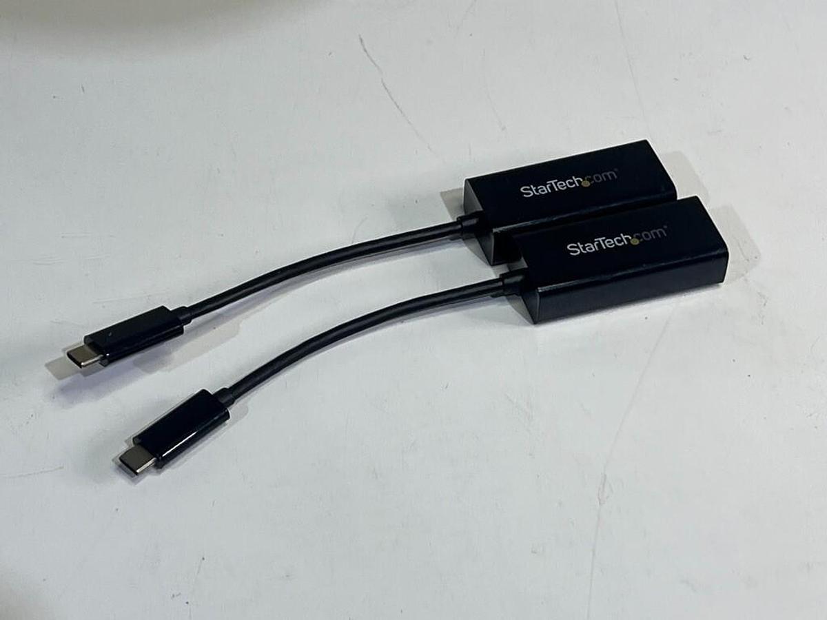 Lot of 2 StarTech Gigabit Ethernet to USB-C Adapter - StarTech.com US1GC30B