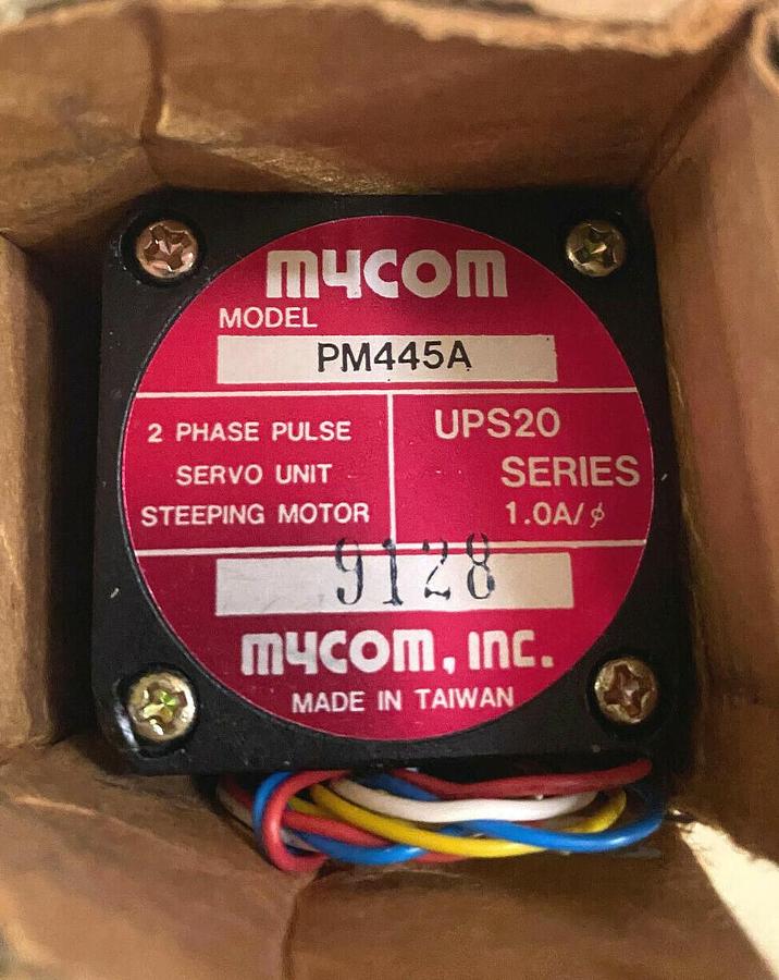 Mycom PM445A UPS20 Series 2 Phase Pulse Servo Unit Stepping Motor - Stepper