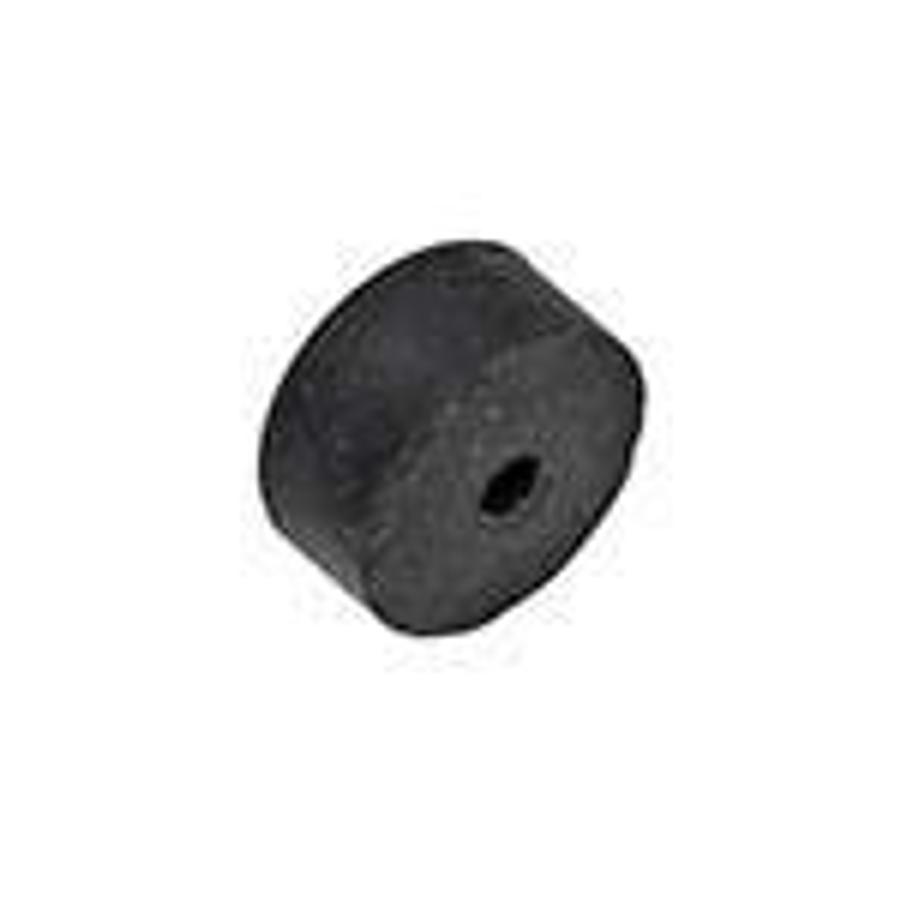 Used Rubber feet 3/8"H x 3/4W", thru-hole 9/64", Black ES6434