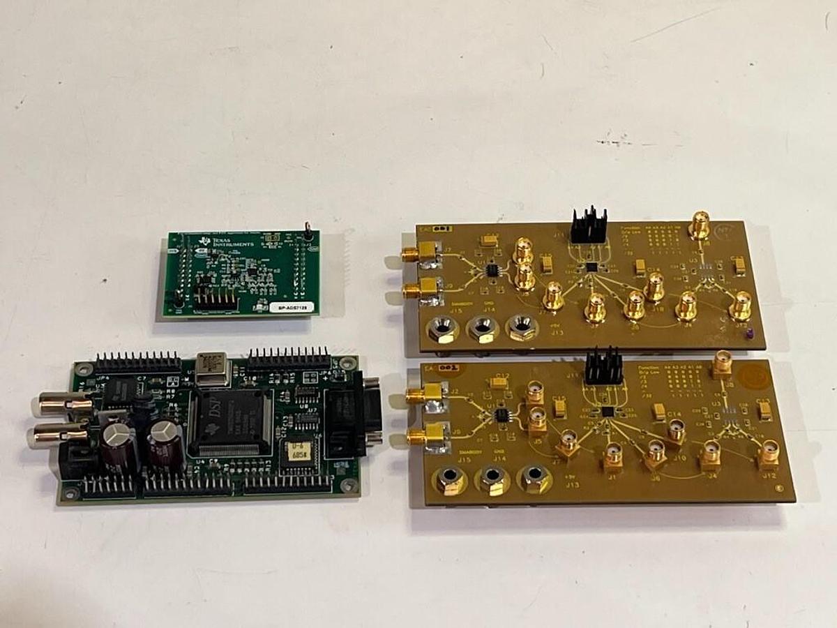 Used Texas Instruments TI Evaluation, DSP Boards and Speakers