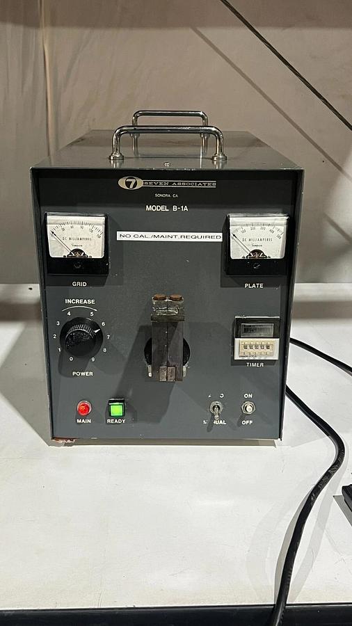 Used 7 Seven Associates Model B-1A Induction Heater Semi-Rigid Tooling Coax Soldering