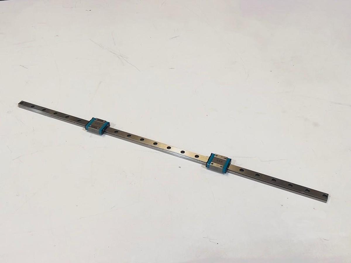 IKO C-Lube Maintenance Free Linear Way Slide 2X ML12 Slides + LWL12B Rail 560mm