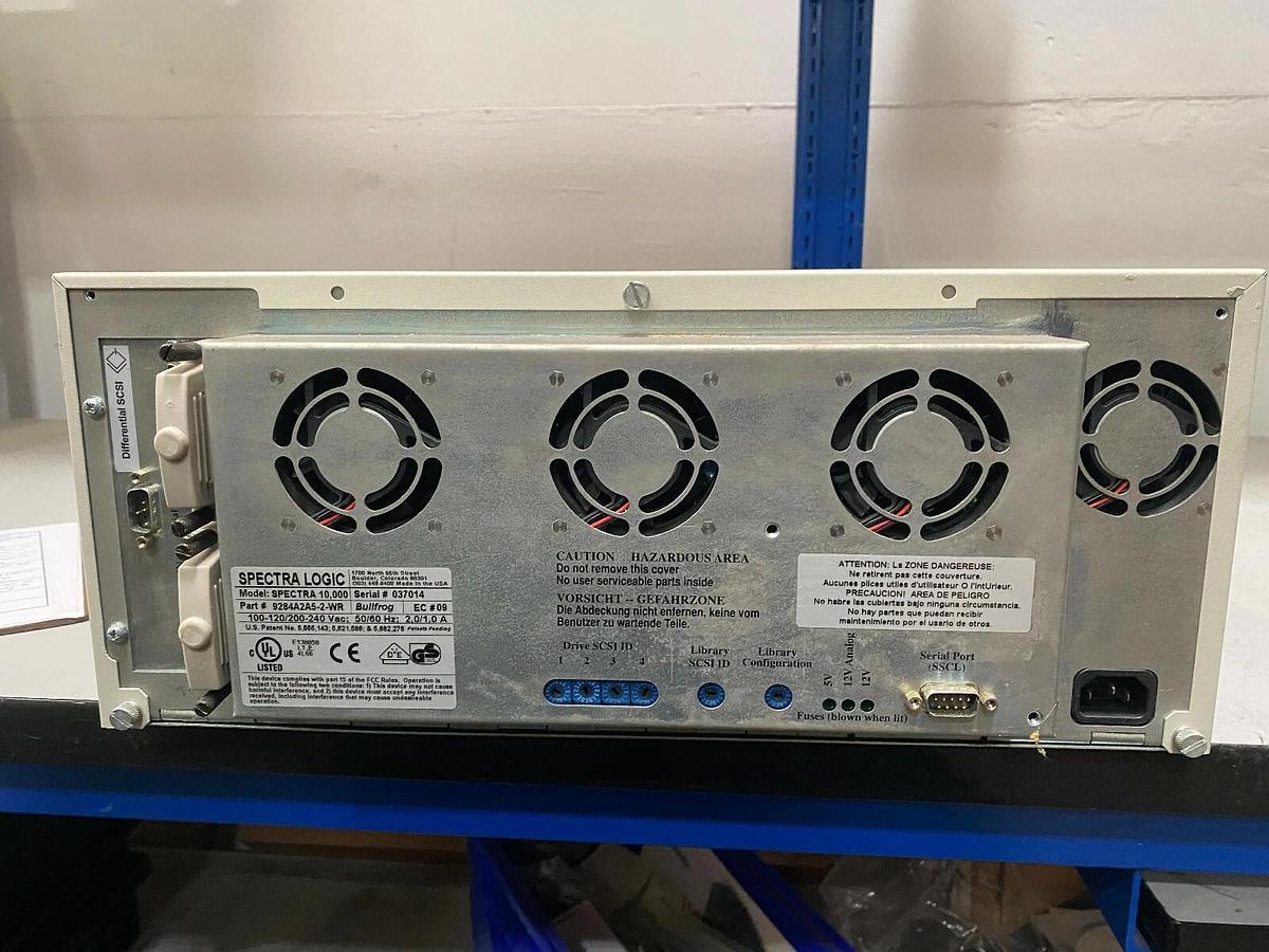 Used Spectra Logic Spectra 10,000 Tape Library SCSI 10000