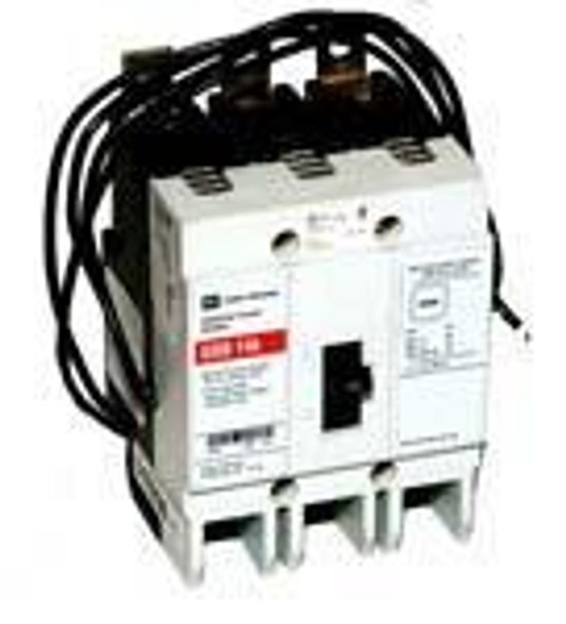 Used GDB INDUSTRIAL CIRCUIT BREAKER, SHUNT TRIP STYLE, 3-POLES, 240VAC 65A. ES3804