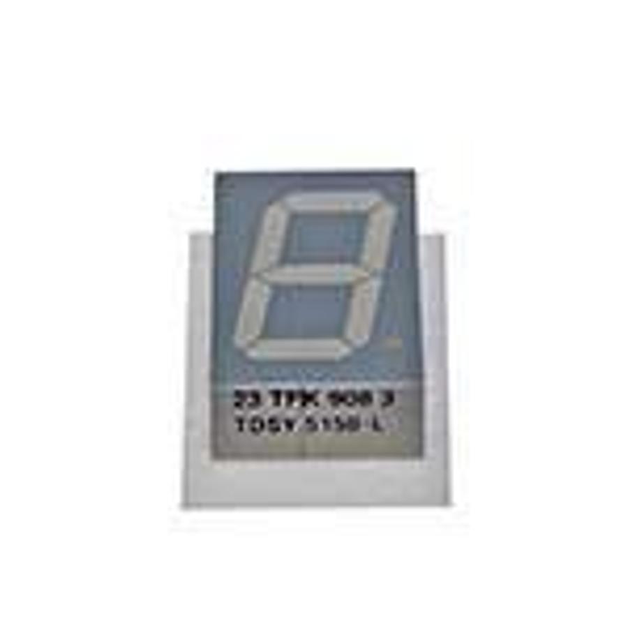 Used Single Numeric LED Display (Yellow) Standard 7-Segment Display 13 mm ES7090RF