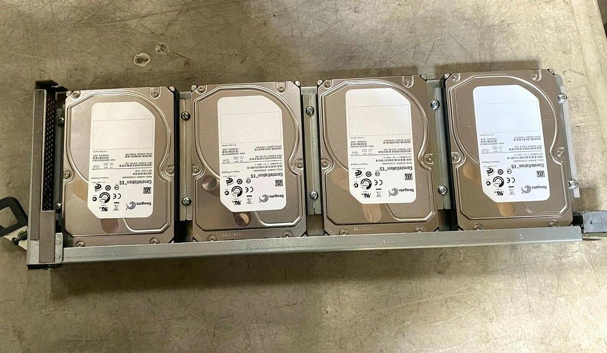 Used HP 3PAR Drive Sled P/N 970-200078/2.0TB 4X 500GB HDD Hard Drives 970-200078 2TB