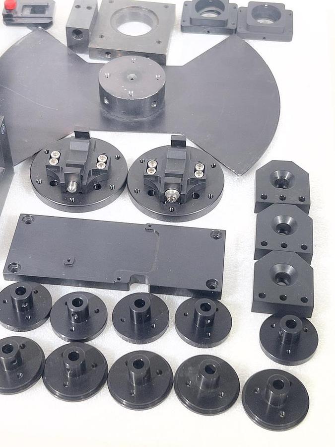 Lot of Black Anodized Hardware Optics Photonics 