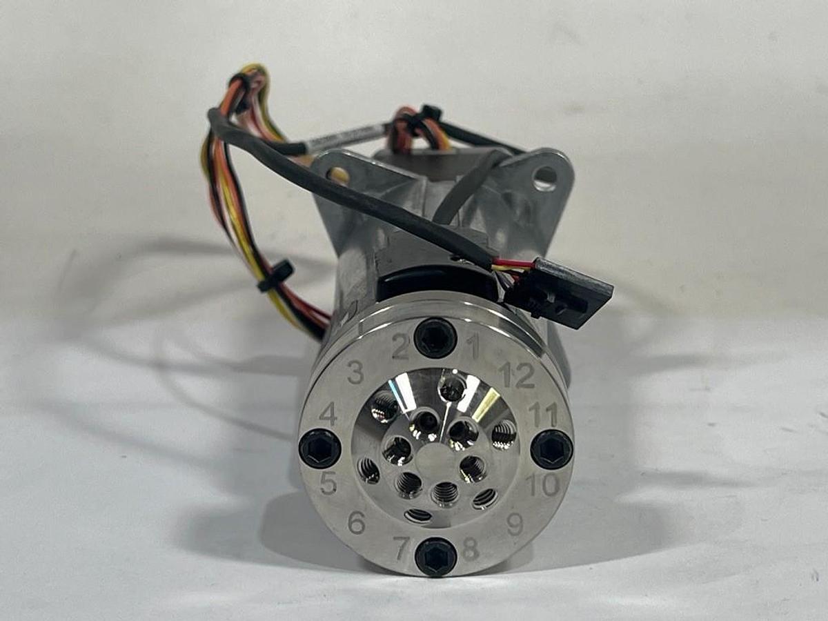 Used Rheodyne PR101910C 12-Port Injector Valve with Integrated Motor